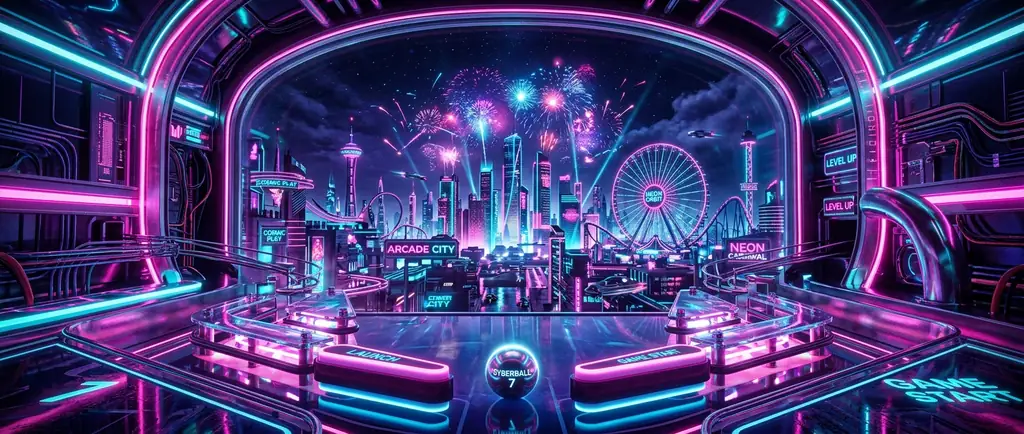 Neon Carnival Skyline